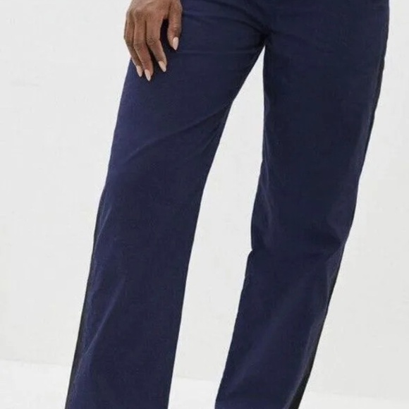 Anthropologie Maeve Tenley Twill Track Pants, Size Medium - Picture 9 of 11